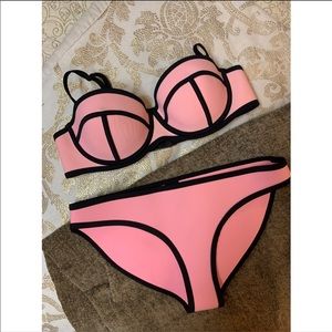 Pink triangl bikini